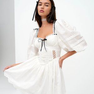 For Love and Lemons Kaia Mini Dress XL
